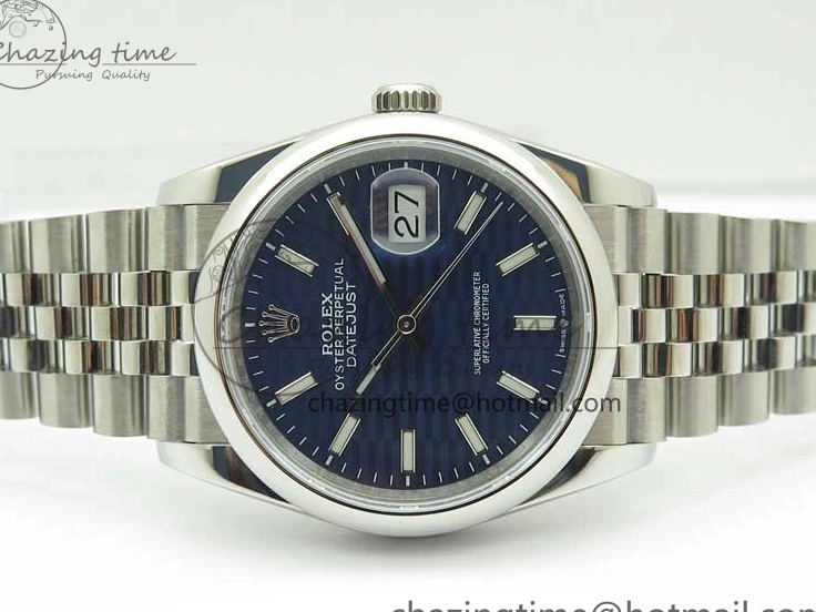 1231 DateJust 36 SS 126200 BP Maker 1:1 Best Edition New Blue Dial on Jubilee Bracelet Resilient 2529